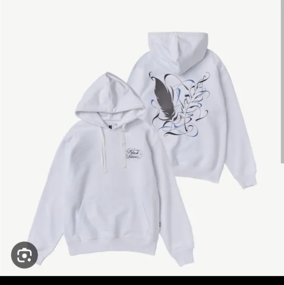 Embroidered Black Swan Hoodie Bts Bts Pop Bts Black Swan Bts Merch